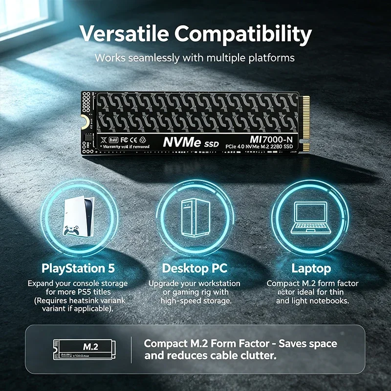 MI7000N 500GB 1TB 2TB 4TB M.2  - M.2 Nvme 4Tb Pcie 4.0 Ssd incelemesi ve fiyatı